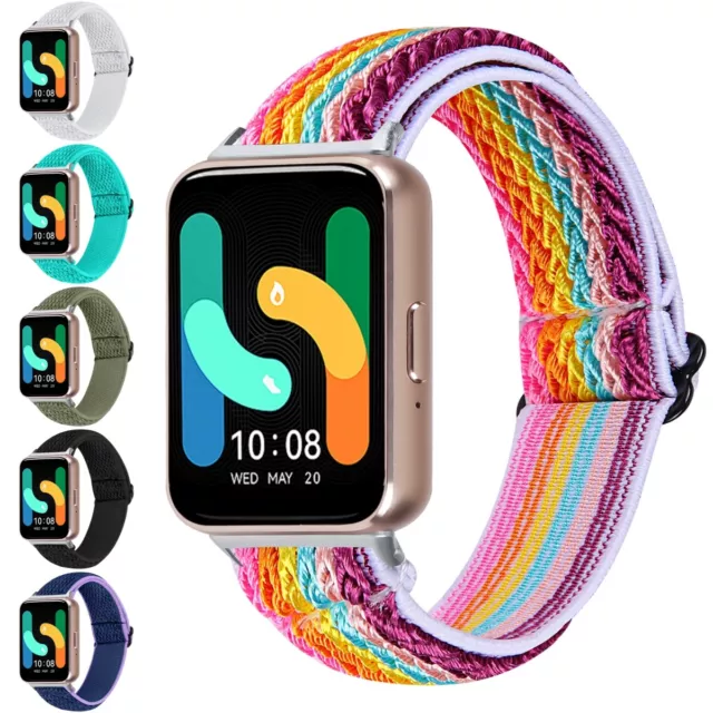 Nylon Elastics Woven Wristband Strap For Huawei Band 8/7/6 Watch Fit 2/1 Honor 9