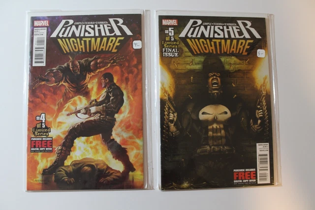 **Punisher Nightmare Lot Of 2-Mar 2013-Marvel Comics-Issues 4-5-Texeira&D'armata