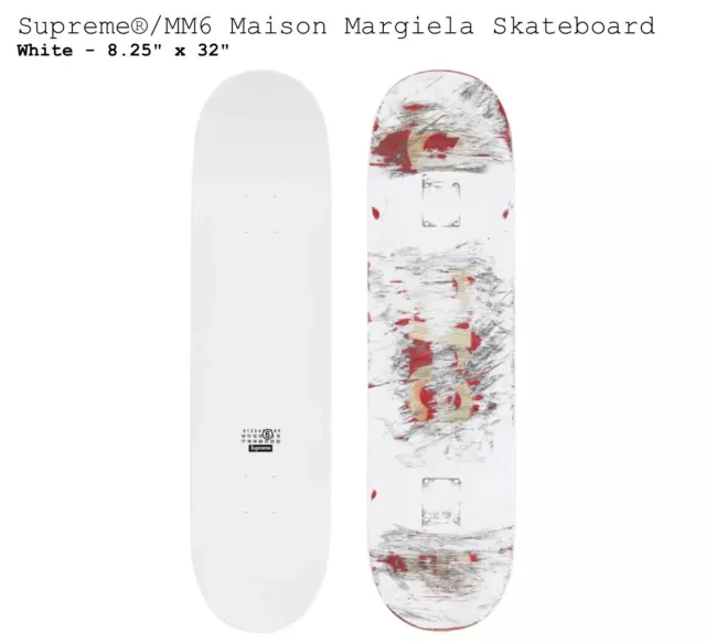 Supreme MM6 Maison Margiela Skateboard Deck SS24 CONFIRMED ORDER