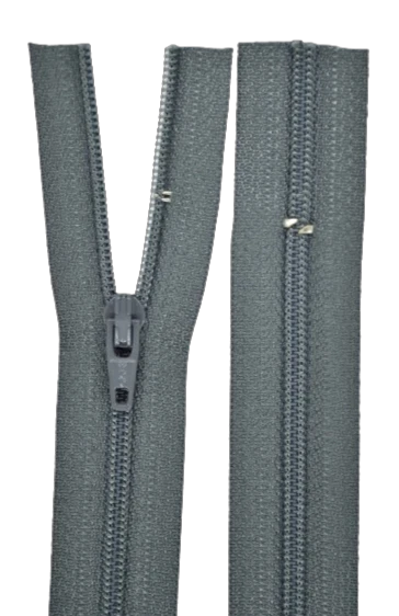 Reißverschluss Dunkelgrau 70 Cm - Für Bettwäsche, Kopfkissen, Bettbezüge, Schließbare Länge