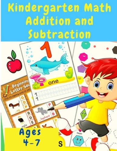 Math Writing Workbook KINDERGARTEN MATH WORKBOOK: Counting and Writing Numbers, Addition, EUR ...