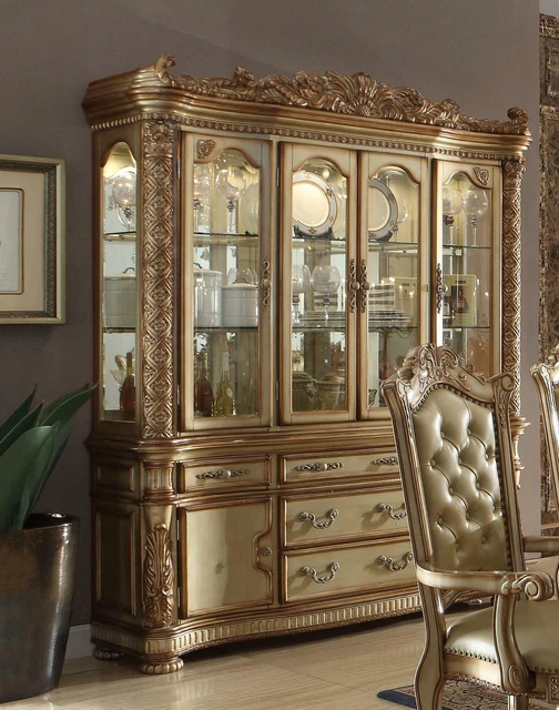 STANDVITRINE & BALTICA  Vitrine en Verre 90cm Lefkas Chêne Noir MDF De