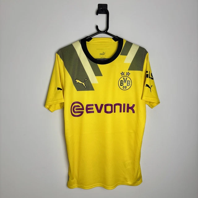 Maillot Domicile Borussia Dortmund 2003/04 - Manches Longues - Taille M - Jaune - Marque Goool