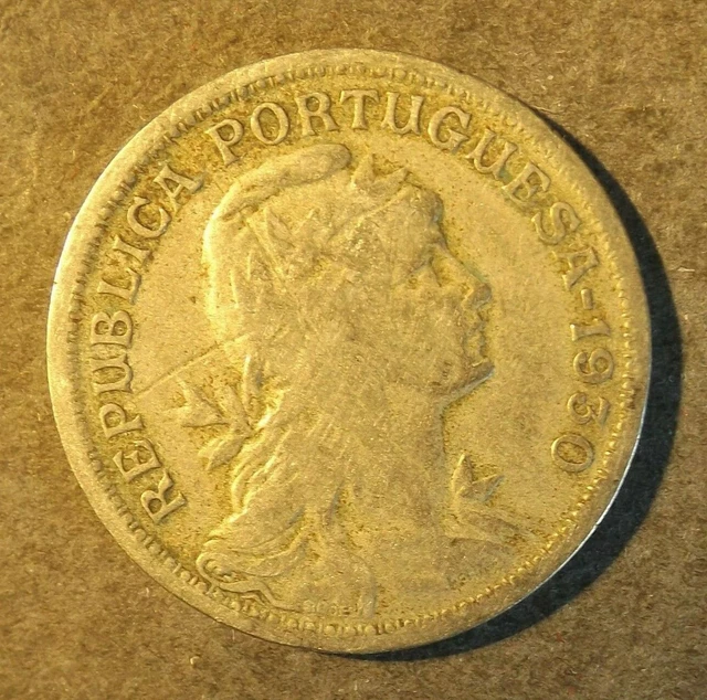 Portugal 50 Centavo Coin Dated 1930. Nice Coin