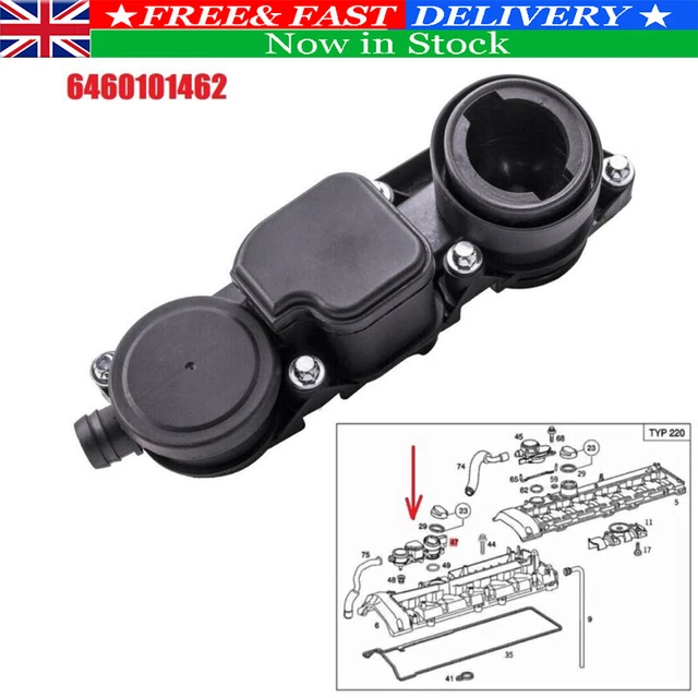 OIL SEPARATOR TRAP Crankcase Breather for MercedesBenz W203 W211