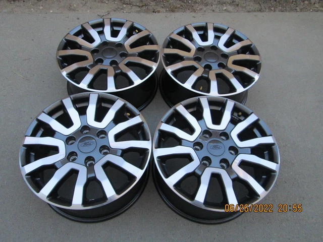 18& FORD Ranger BRONCO 2021 Wheels RIMS Factory NEW TAKE OFFS BLACK ...