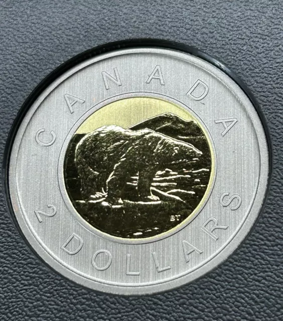 2015 CANADA $2 Dollar Polar Bear Toonie Coin * Specimen *  UNC