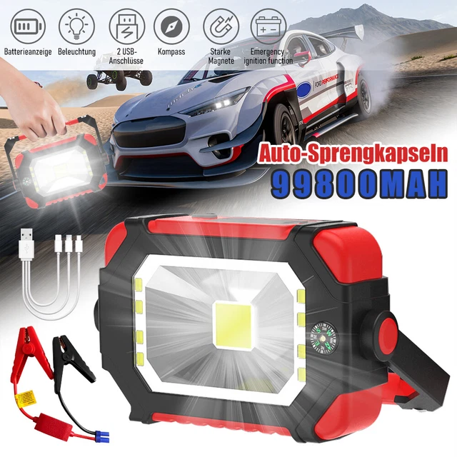 Nuovo promosso ausilio di avviamento Jump Starter with COB 1000A caricabatterie booster powerbank