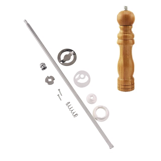 Kit de proyecto de molino de sal y pimienta de 12 pulgadas, torneado de madera heredado