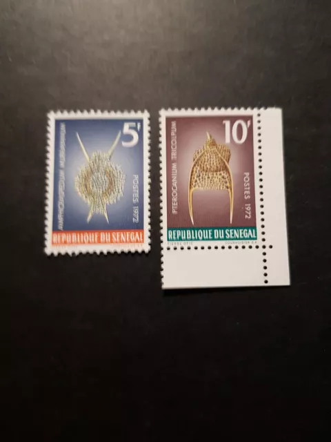 Briefmarke Senegal N° 377/378 Neu Luxus MNH 1972