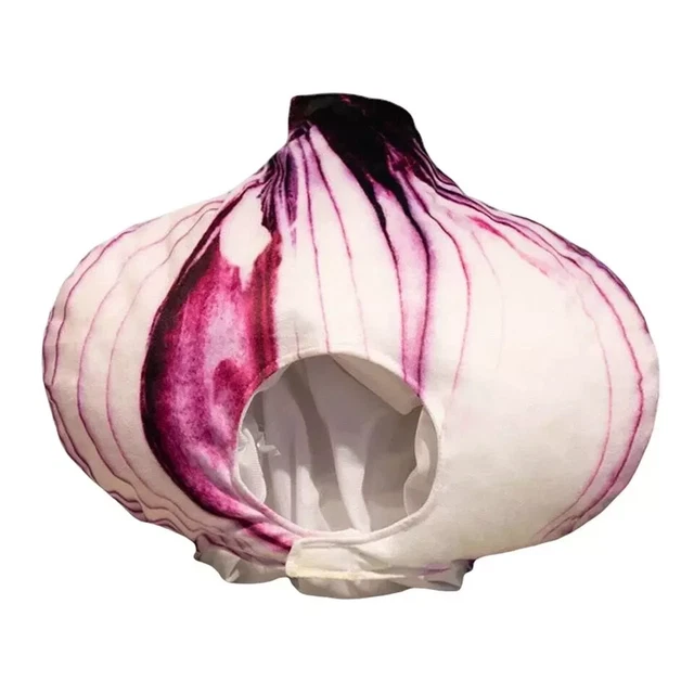 VEGETABLE PLUSH ONION Hat Headgear Women Men Costume for Holiday Photo