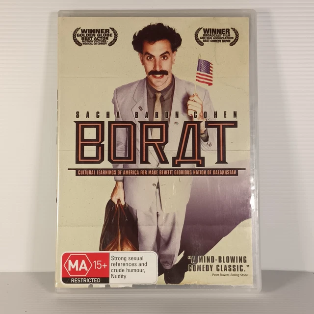 Borat DVD 2006 Fox Comedy Sacha Baron Cohen Ken Davitian Region 4