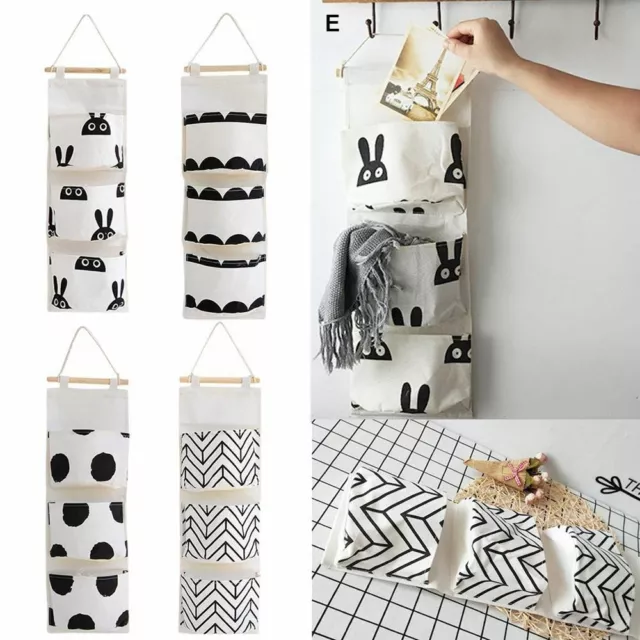 Door Wall Hanging Pocket Storage Home Decor Pocket Pouch Bag Organiser