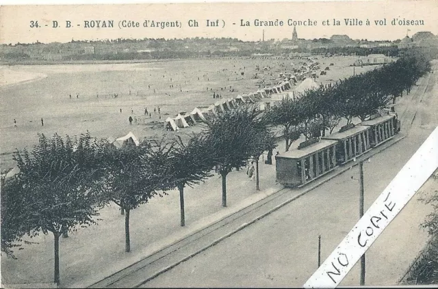 carte postale ancienne Charente Maritime 17, Royan, la Grande Corniche