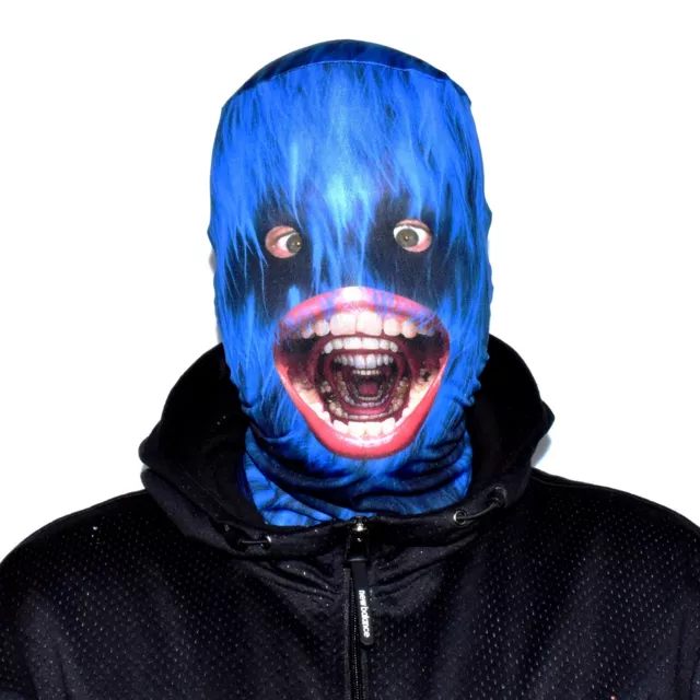 THE GIMP DESIGN 3D Effect Lycra Fabric Face Mask Halloween Scary FS225  £10.99 - PicClick UK