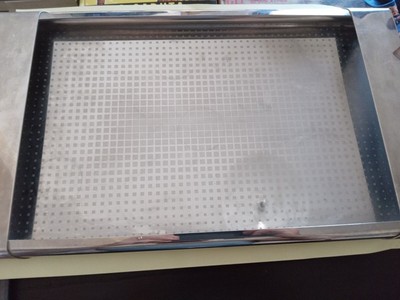 Vassoio Serigrafato Alessi Coppola Vintage 70s made in Italy inox 