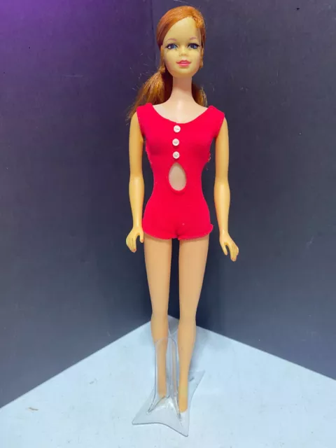 1968 Vintage Twist n Turn Stacey with Original Swimsuit and Stand