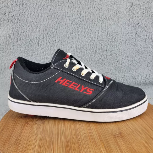 Heelys Men Size 11 Pro 20 Black Red Casual Low Top Wheel Skate Shoe Sneaker