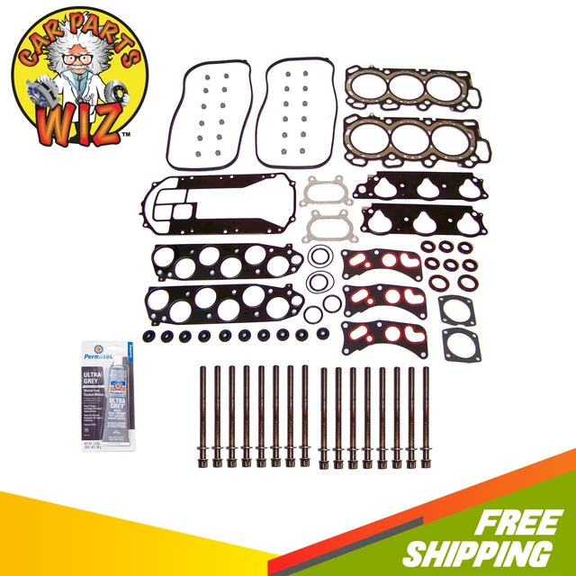 Cylinder Head Set with Head Bolt Kit Fits 03-10 Acura MDX 3.5L V6 SOHC