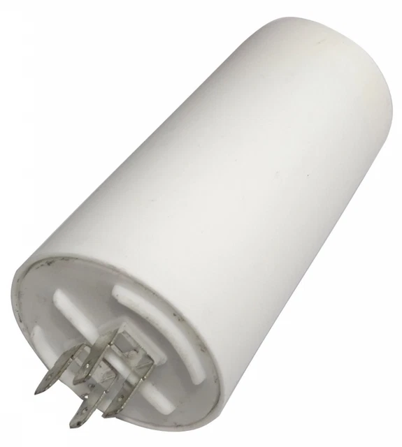 AERZETIX - Condensateur Permanent de Travail 60µF-450V-⌀50/106mm-à 4 cosses