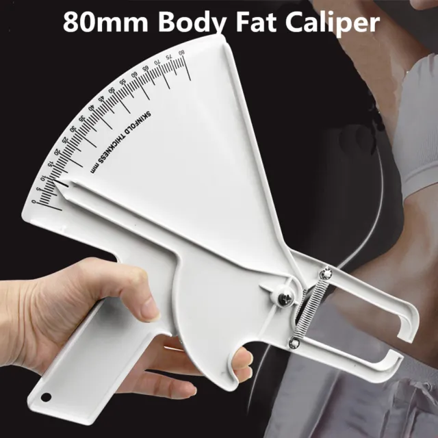 80 mm pinza adipometro adipometro misurazione piega pelle tester misurazione grasso corporeo