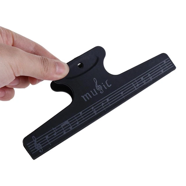 Black Music Sheet Holder Music Score Clips Note Paper Clips Sheet Music Clip