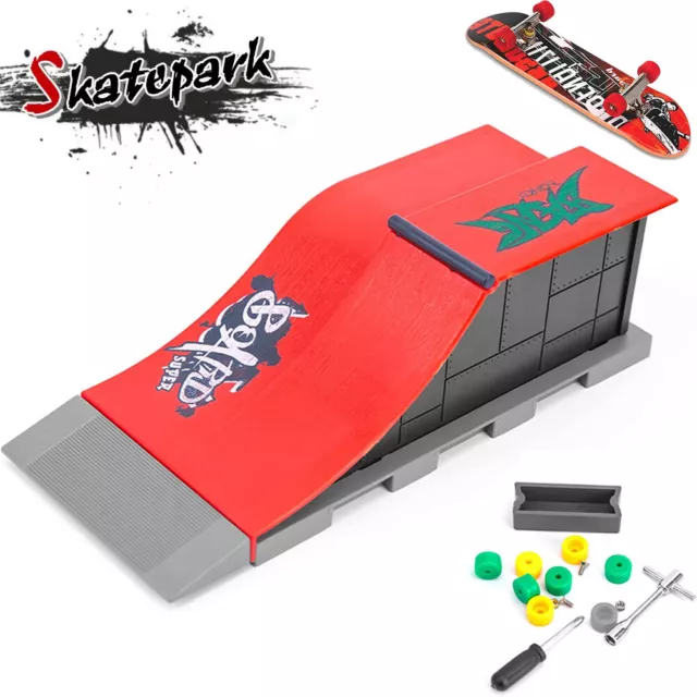 Skate Park Ramp Kit Tech Deck Mini Fingerboard Finger Board Ultimate Park Gifts