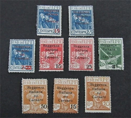 nystamps Italy Fiume Stamp # 104//115 Mint OG NH       M17y2744