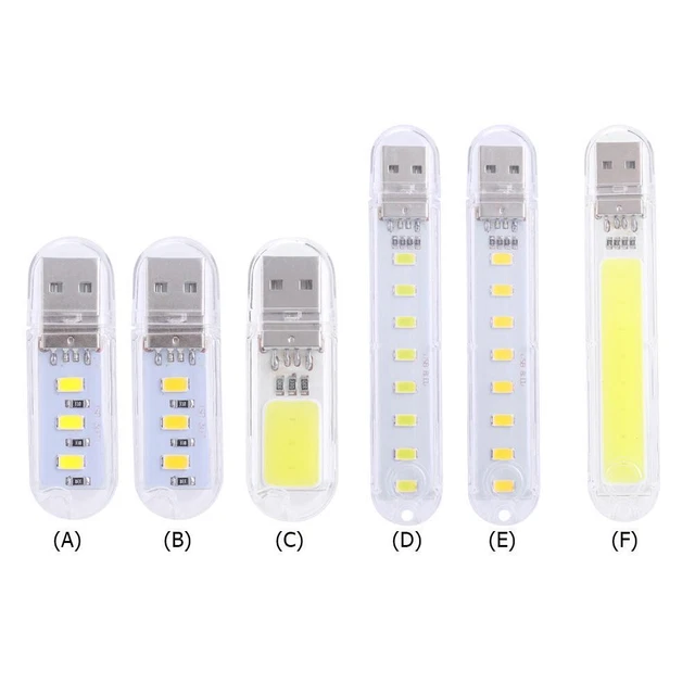 UK MINI PORTABLE USB Book Light Bright Reading Lamp for PC Laptop