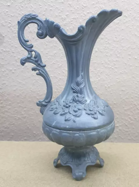 Peltrato Zinn Vase Krug Karaffe Dekoration 95% Vintage