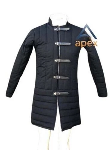 Thick Padded gambeson Medieval Celtic Viking Armour Gambeson With Full Sleeves |