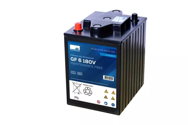 Exide Sonnenschein GF 06 180 V Gel Batterie 6V 180Ah für Reinigungsmaschinen