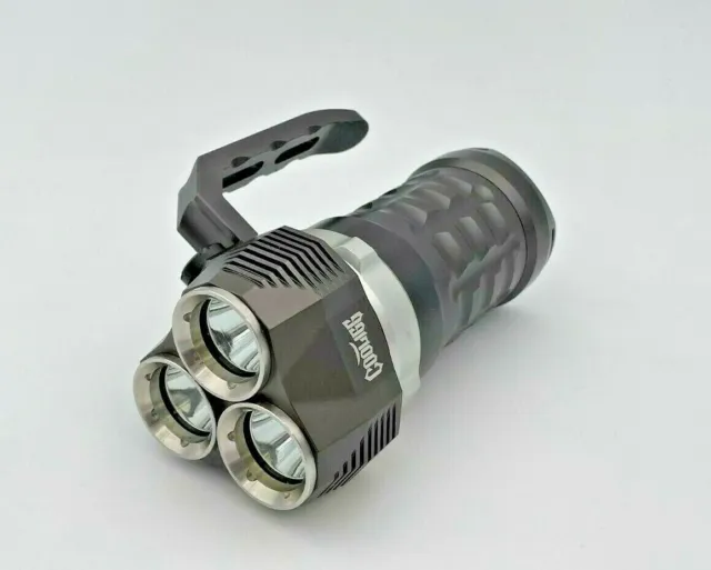 💲Cooligg 1200 lumen 3x Cree XM-L T6 LED Diving Flashlight Torch Lamp Waterproof
