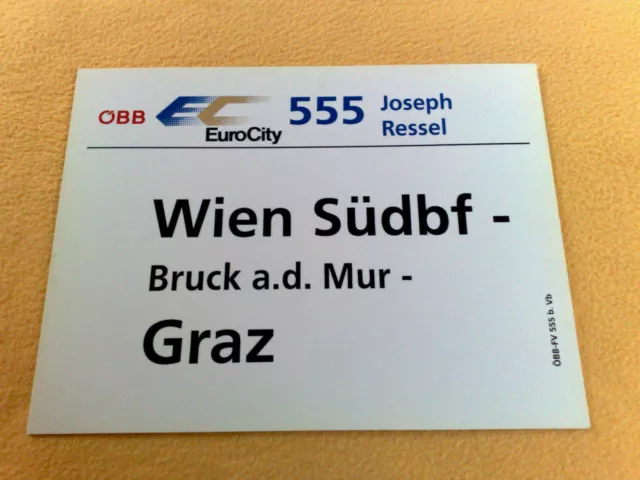 ZLS ÖBB EC 555 Joseph Ressel Wien Südbf - Bruck a. d. Mur - Graz