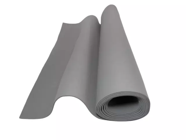 3mm Textilfilz Bastelfilz Meterware 500g/m2 100cm br. 0.1Lfm OEKO-TEX Grau