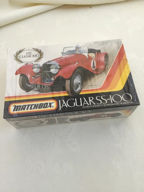 Matchbox Ancien 1/32e Jaguar SS/100 - 1977 - Boîte Complète