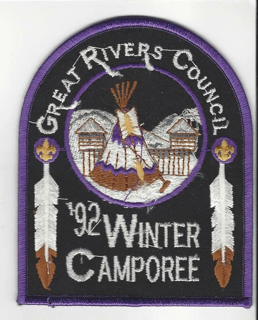 GREAT RIVERS COUNCIL Boy Scout Camporee Patch OA PoEMo 426 Nampa