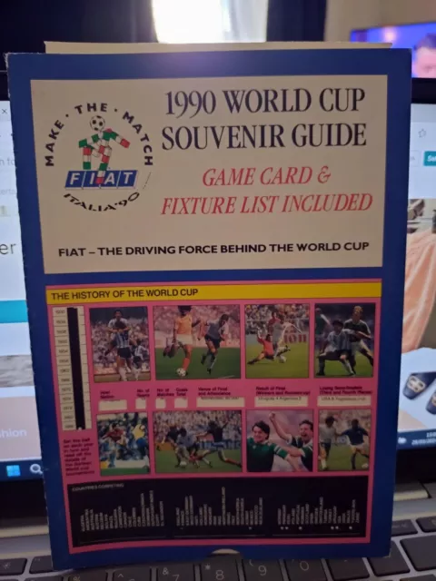 1990 World Cup: Fiat Make The Match - Souvenir Guide Italia 90.