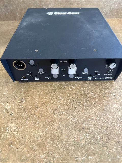 Clear-Com CS702 2 Channel Main Intercom Station
