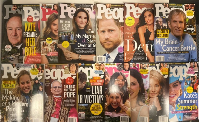 PEOPLE MAGAZINE LOT of 20-All 2025 Issues-New with no labels Lot #1 £37 ...