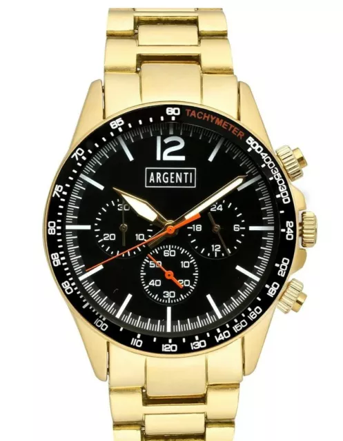 ARGENTI EXEC 42MM Case Men s Chronograph Watch 102.82 PicClick UK
