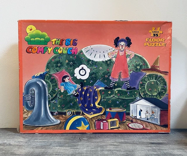 THE BIG COMFY COUCH 35 Piece Floor Puzzle Complete Preschool Puzzles