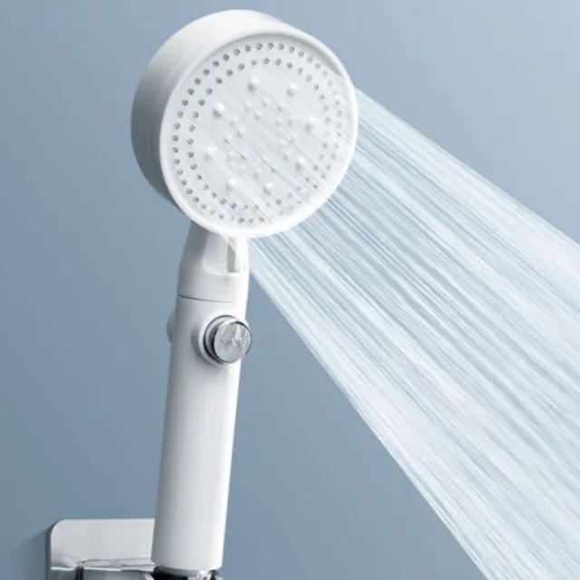 Spray portátil para cabezal de ducha con 5 modos de presión ajustable y ahorro de agua