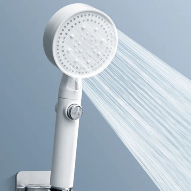 Spray portátil para cabezal de ducha con 5 modos de presión ajustable y ahorro de agua