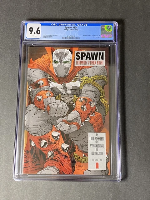 SPAWN #224 (2012) Image Comics CGC 9.6 The Dark Knight Returns cover homage