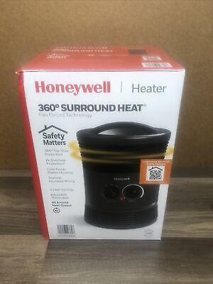 Honeywell 360 Degree Surround Heat BLACK Heater Electric 1500W Portable