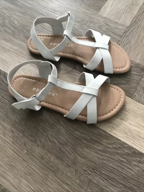 Girls white sandals size 13 deals
