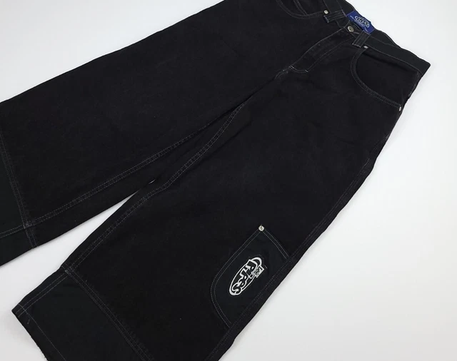 Lee Pipes Baggy Jeans Boys 7 Skater Wide Leg Loose Grunge Side Elastic Vtg  90S $16.24 - Picclick