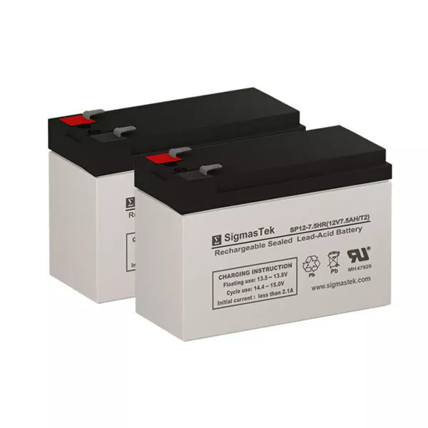 20)　PW9125-6000g-HW-FC-　12V　with　Set　7.2Ah　F2　Replacement　Battery　Compatible　The　Powerware