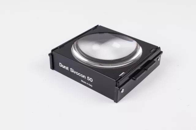 Condensador Durst Sivocon 50. Se adapta al ampliador M601 en blanco y negro.  Para negs de formato 35 mm.